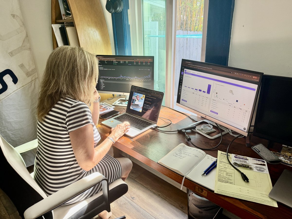 Deana at the desk